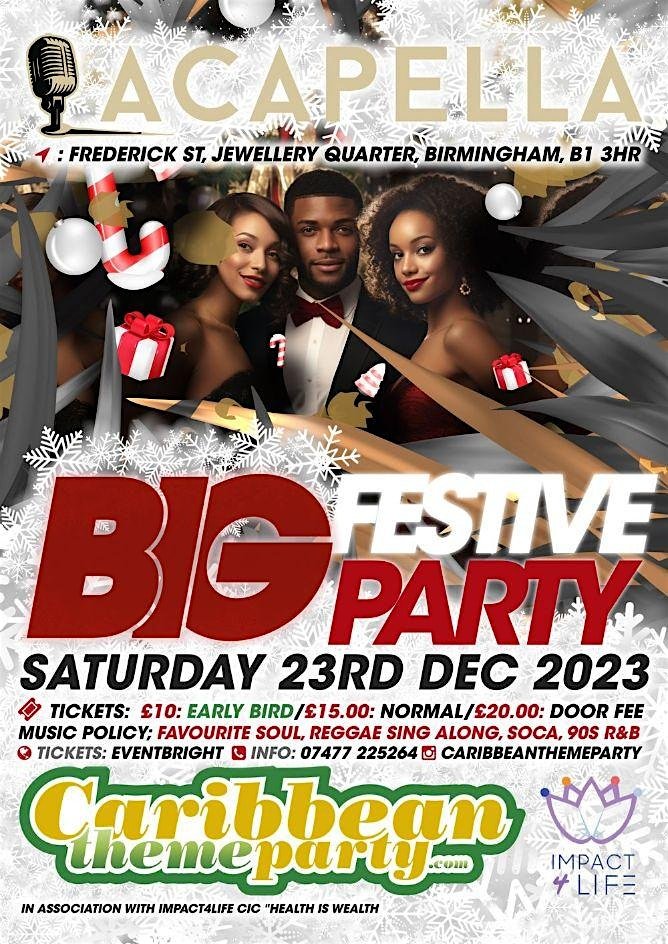 ACAPELLA – BIRMINGHAM BIG FESTIVE PARTAAY